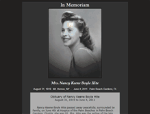 Tablet Screenshot of nancyhite.com